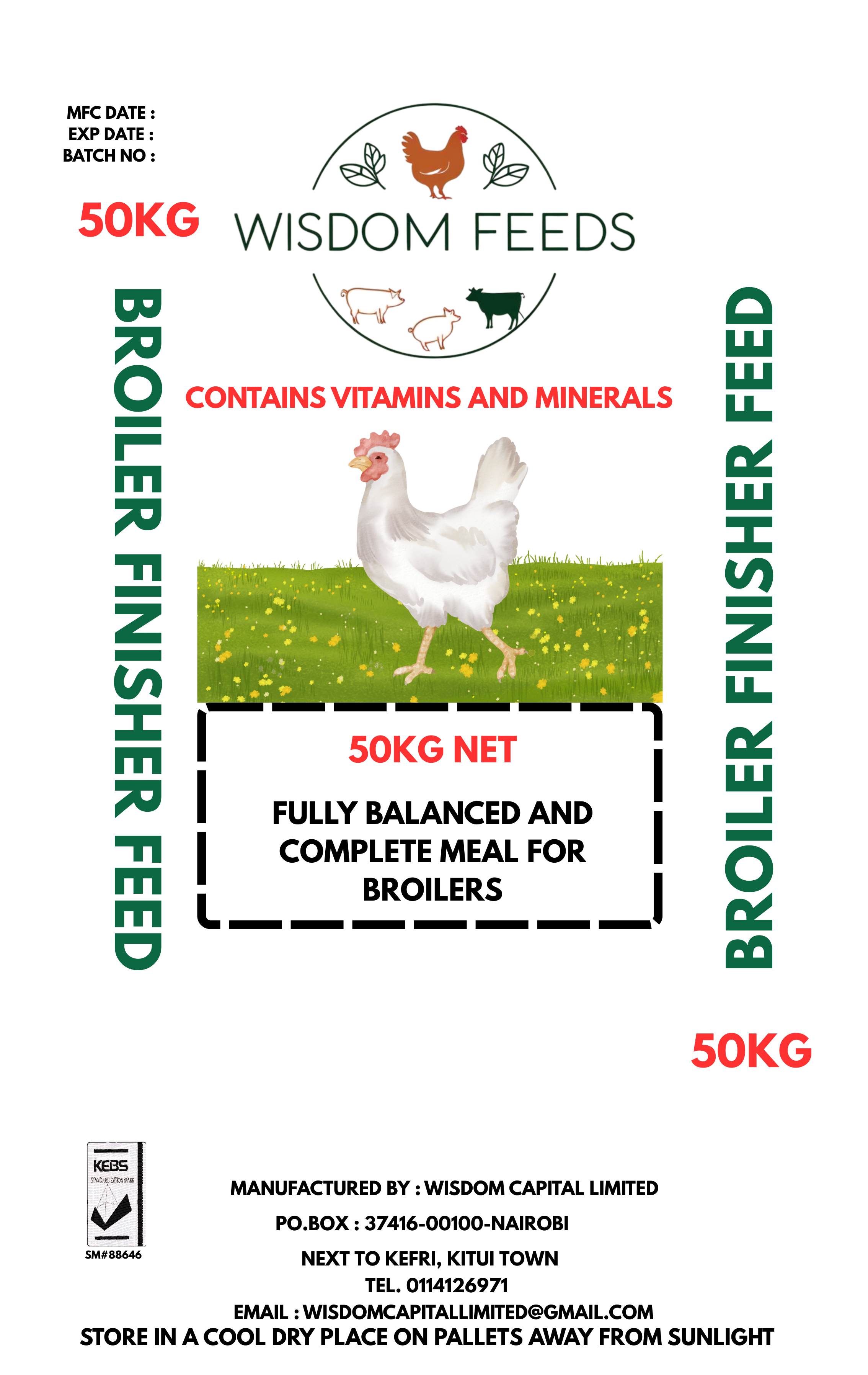 Broiler Finisher Feed